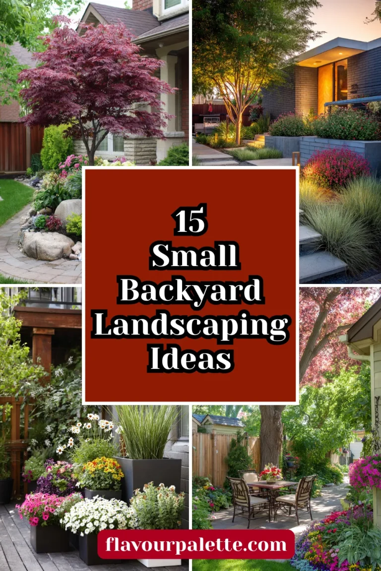 15 Small Backyard Landscaping Ideas to Try This Year 18 15 Small Backyard Landscaping Ideas to Try This Year