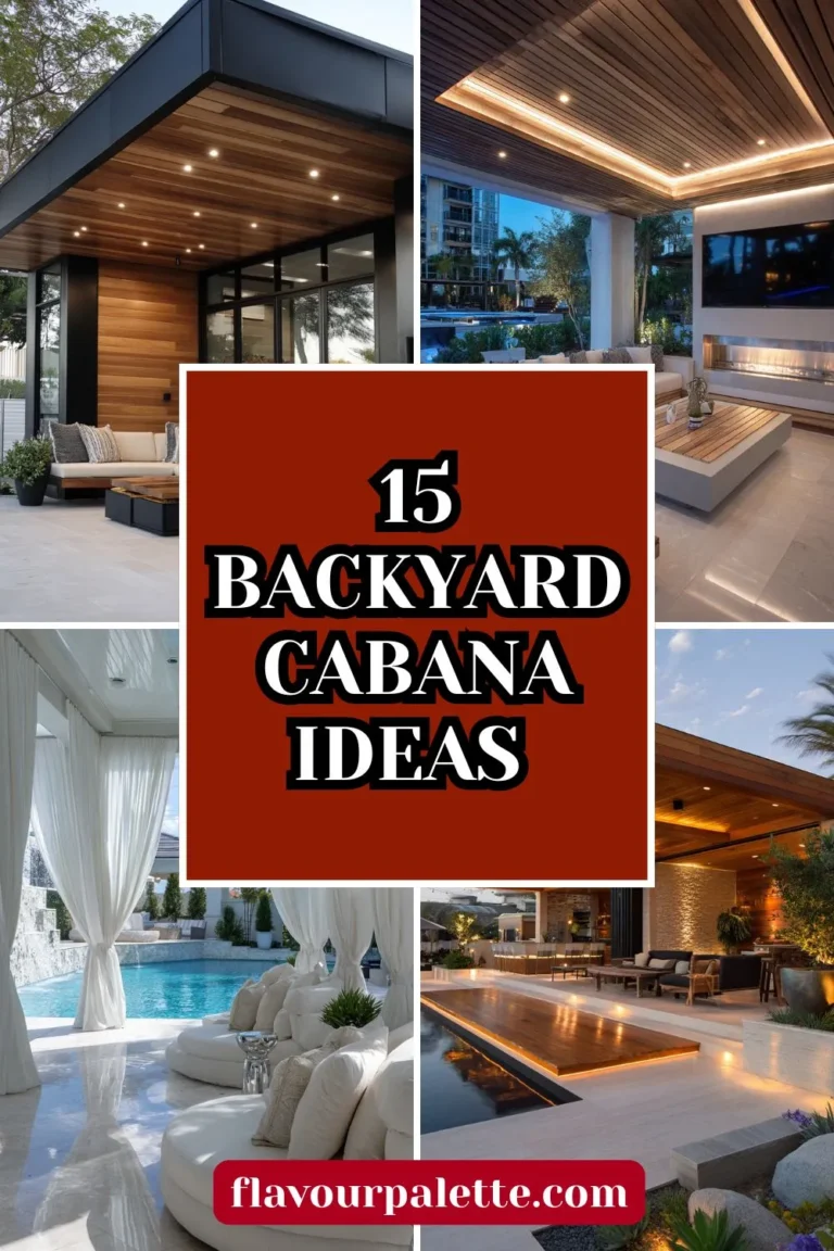 15 Backyard Cabana Ideas for a Luxury Look