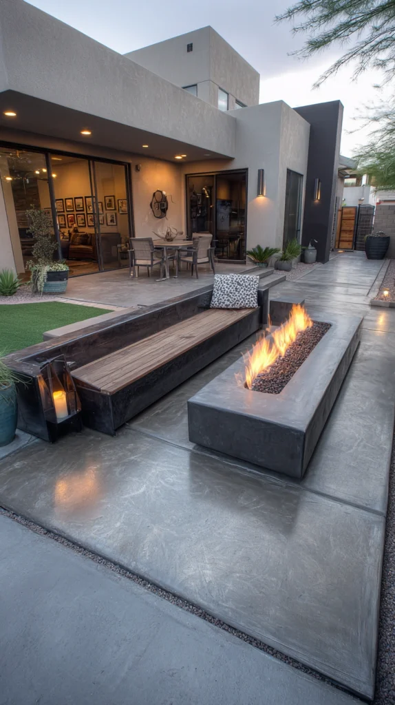 14 Genius Backyard Concrete Patio Ideas to Try This Year 11 cg 10 1
