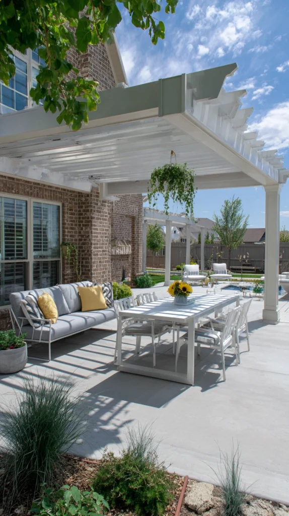 14 Genius Backyard Concrete Patio Ideas to Try This Year 13 cg 12 1