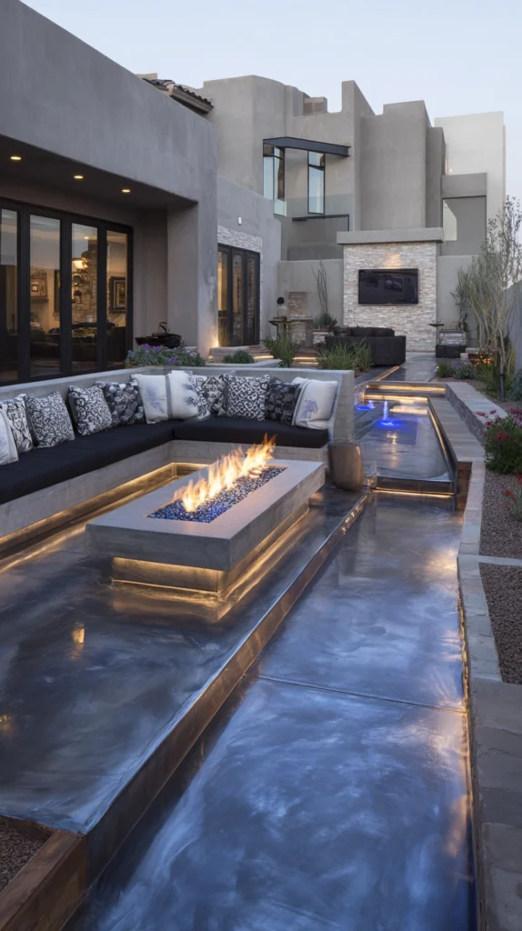 14 Genius Backyard Concrete Patio Ideas to Try This Year 14 cg 13 1