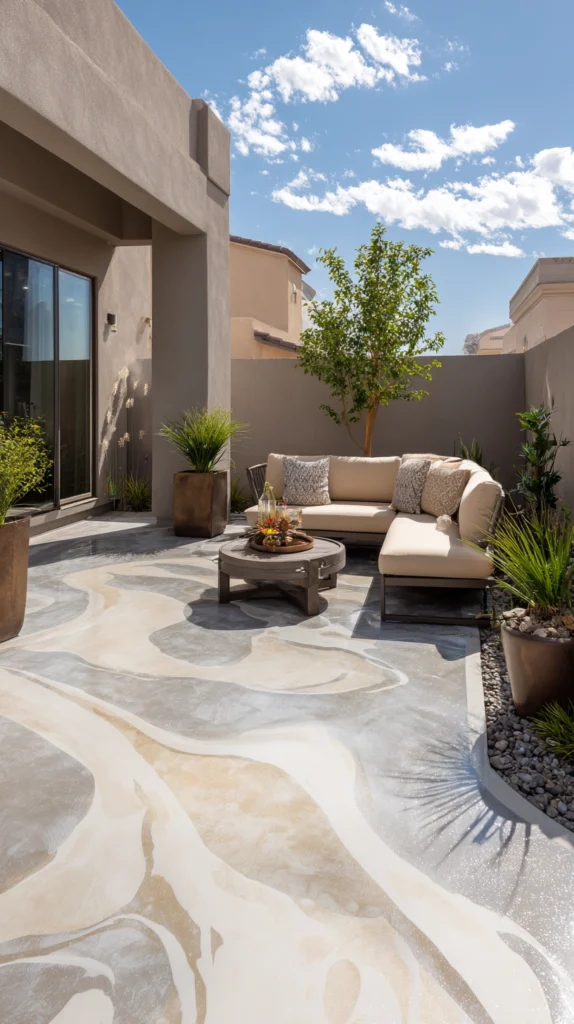 14 Genius Backyard Concrete Patio Ideas to Try This Year 4 cg 3 1