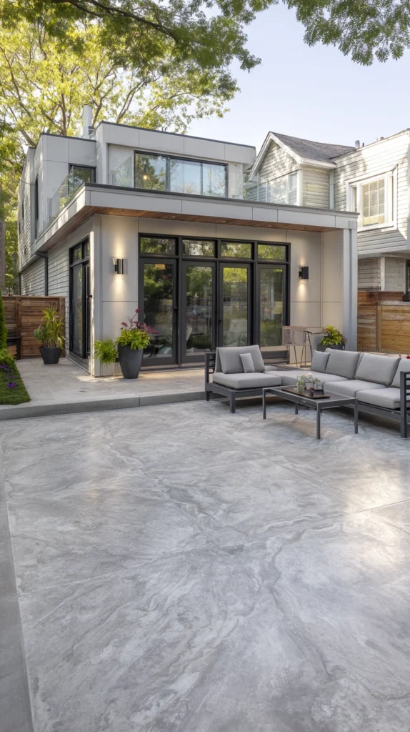 15 Cement Patio Ideas for Your Backyard 2 ed 1 2