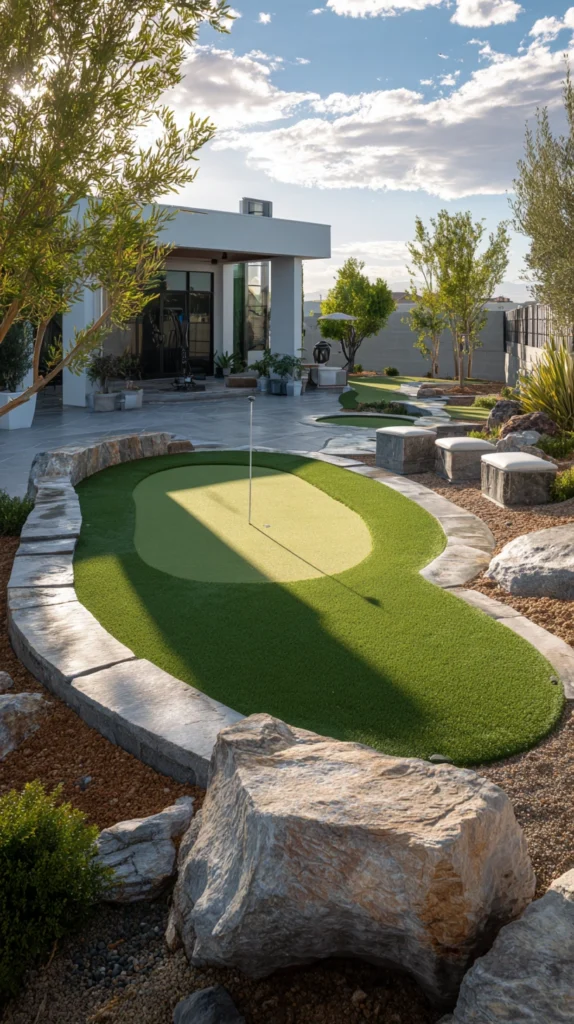 15 Backyard Golf Ideas to Upgrade Your Outdoor Space 6 fd 5 2