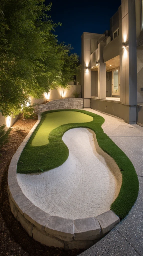 15 Backyard Golf Ideas to Upgrade Your Outdoor Space 7 fd 6 2