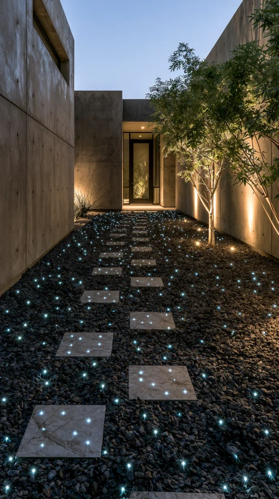 14 Backyard Garden Lighting Path Ideas That Glow at Night 13 wd 12