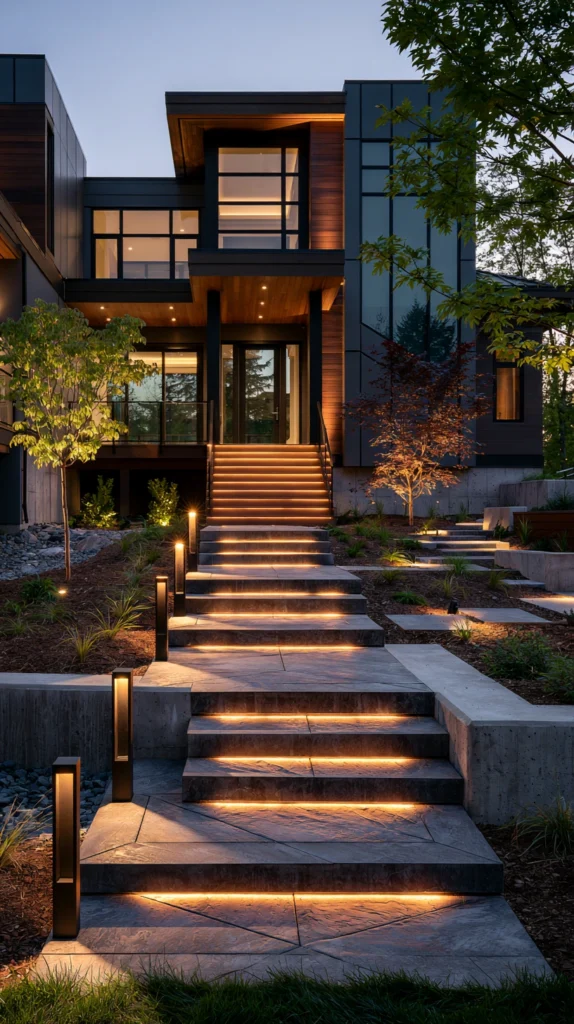 14 Backyard Garden Lighting Path Ideas That Glow at Night 15 wd 14